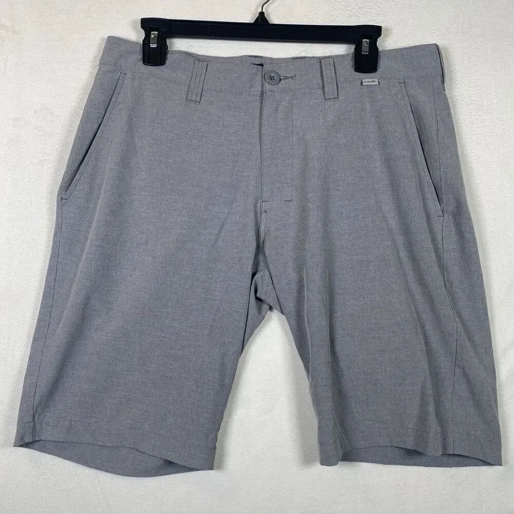 TravisMathew Gray Performance Stretch Shorts – Size 32